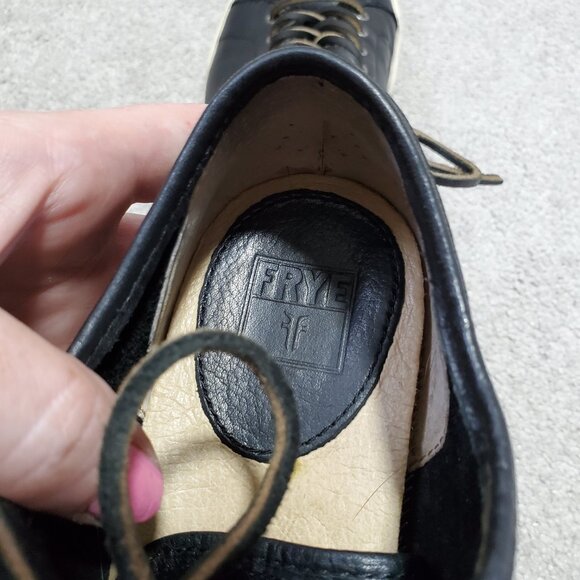Frye Black Leather Sneakers - Picture 10 of 12